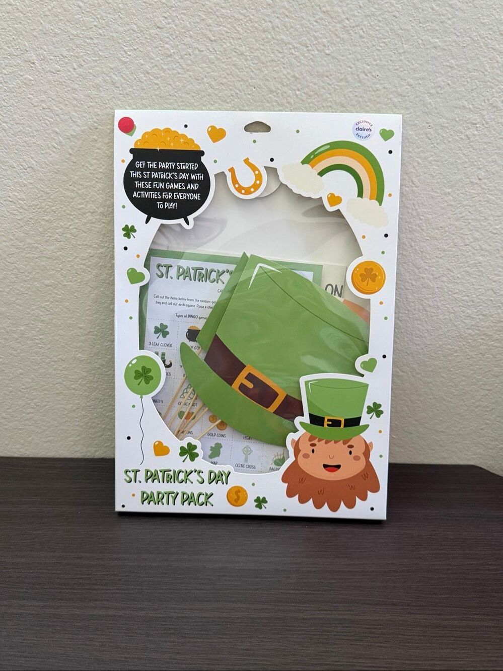 St. Patrick's Day Party Pack Decoration Games